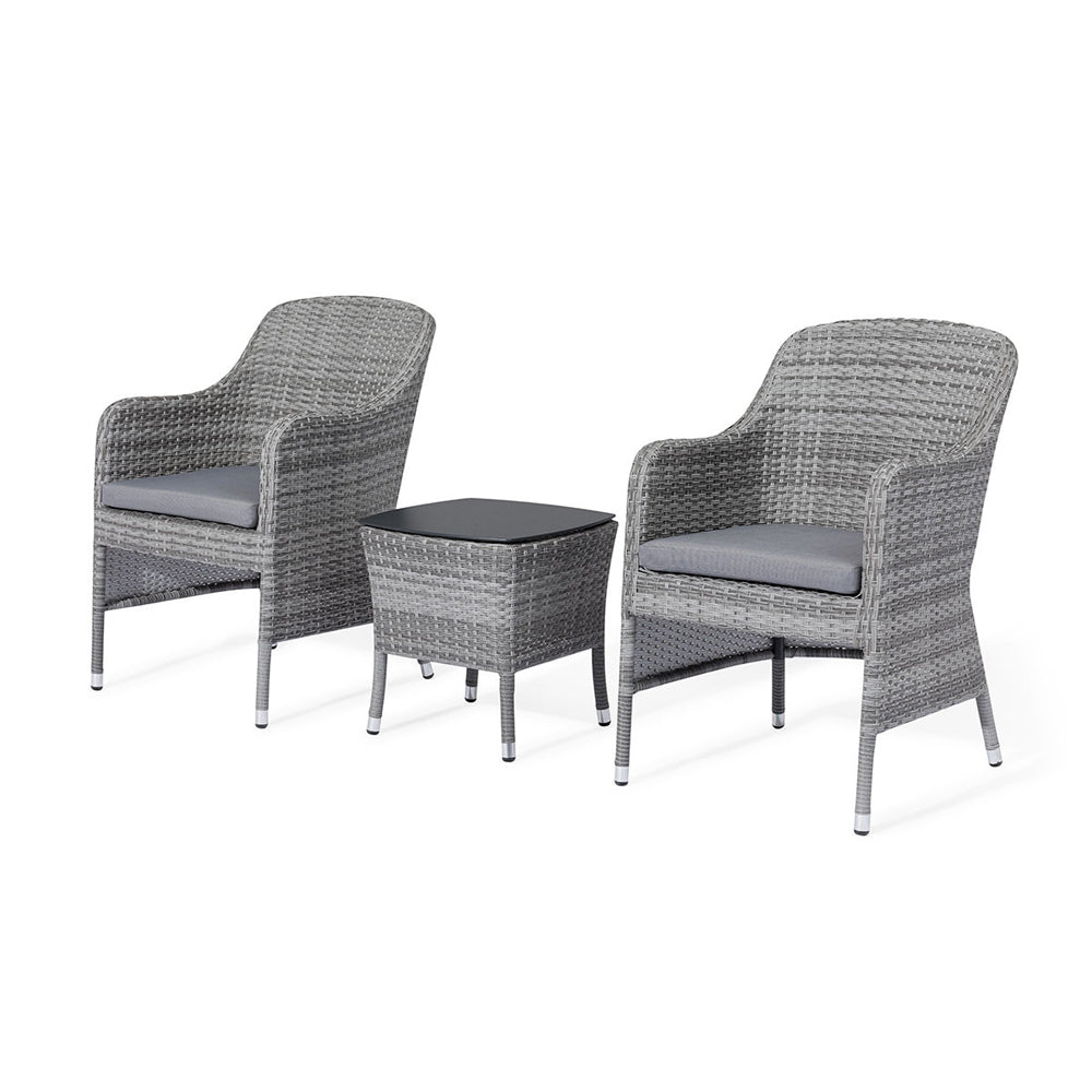 Maze Santorini Bistro Set Grey