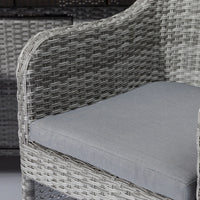 Maze Santorini Bistro Set Grey