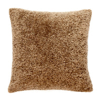 Malini Essence Cushion in Brown Faux Fur