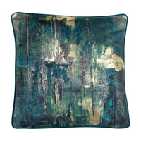 Malini Lush Printed Cushion in Green