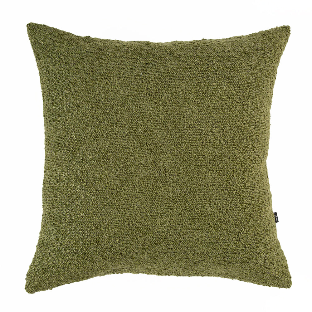 Malini Rubble Boucle Cushion in Green