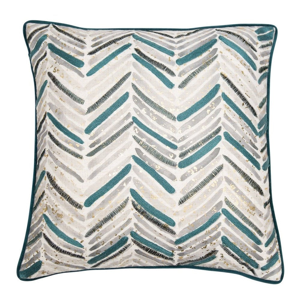 Verdi Cushion - Teal Malini 1