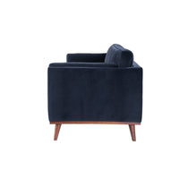 Twenty10 Designs Mickey Velvet 2 Seat Sofa in Blue