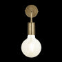 Industville Sleek Edison Wall Light - Brass