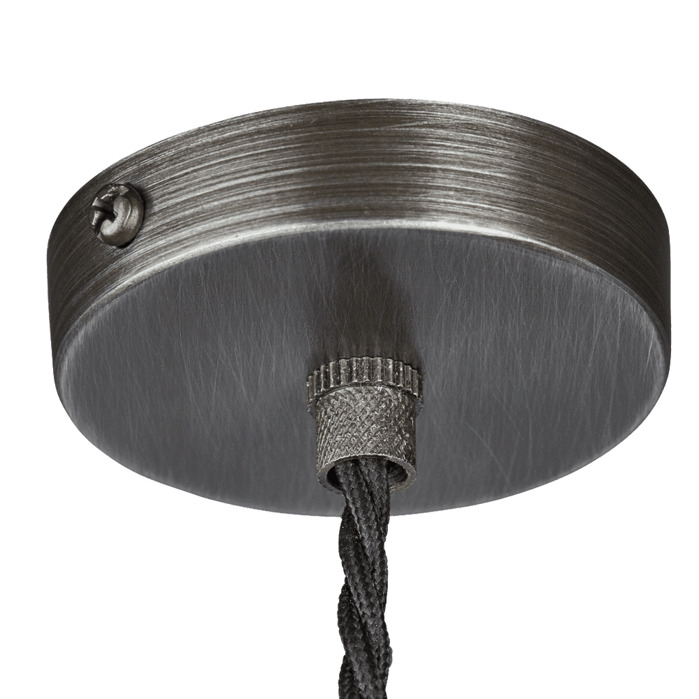  Industville-Sleek Edison Pendant - 1 Wire - Pewter-Grey 53 