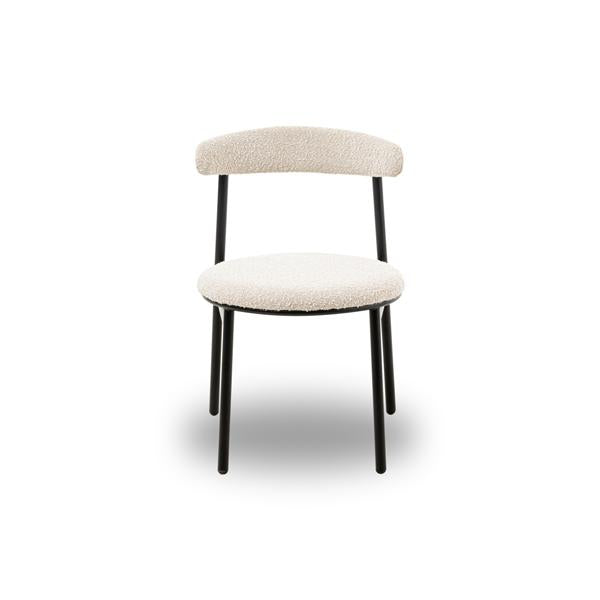 Liang & Eimil Set of 2 Nook Boucle Sand Dining Chairs