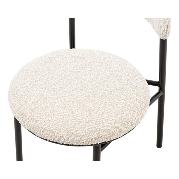 Liang & Eimil Set of 2 Nook Boucle Sand Dining Chairs