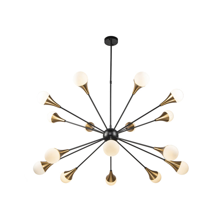 Gamma Pendant Lamp - Black Antique Brass LiangAndEimil 1