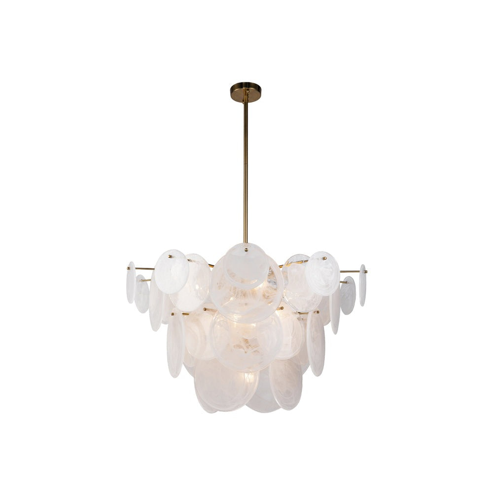 Liang & Eimil Adagio Pendant Lamp - White Antique Brass