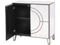 Libra Interiors Claridge Circle Link 2 Door Cabinet