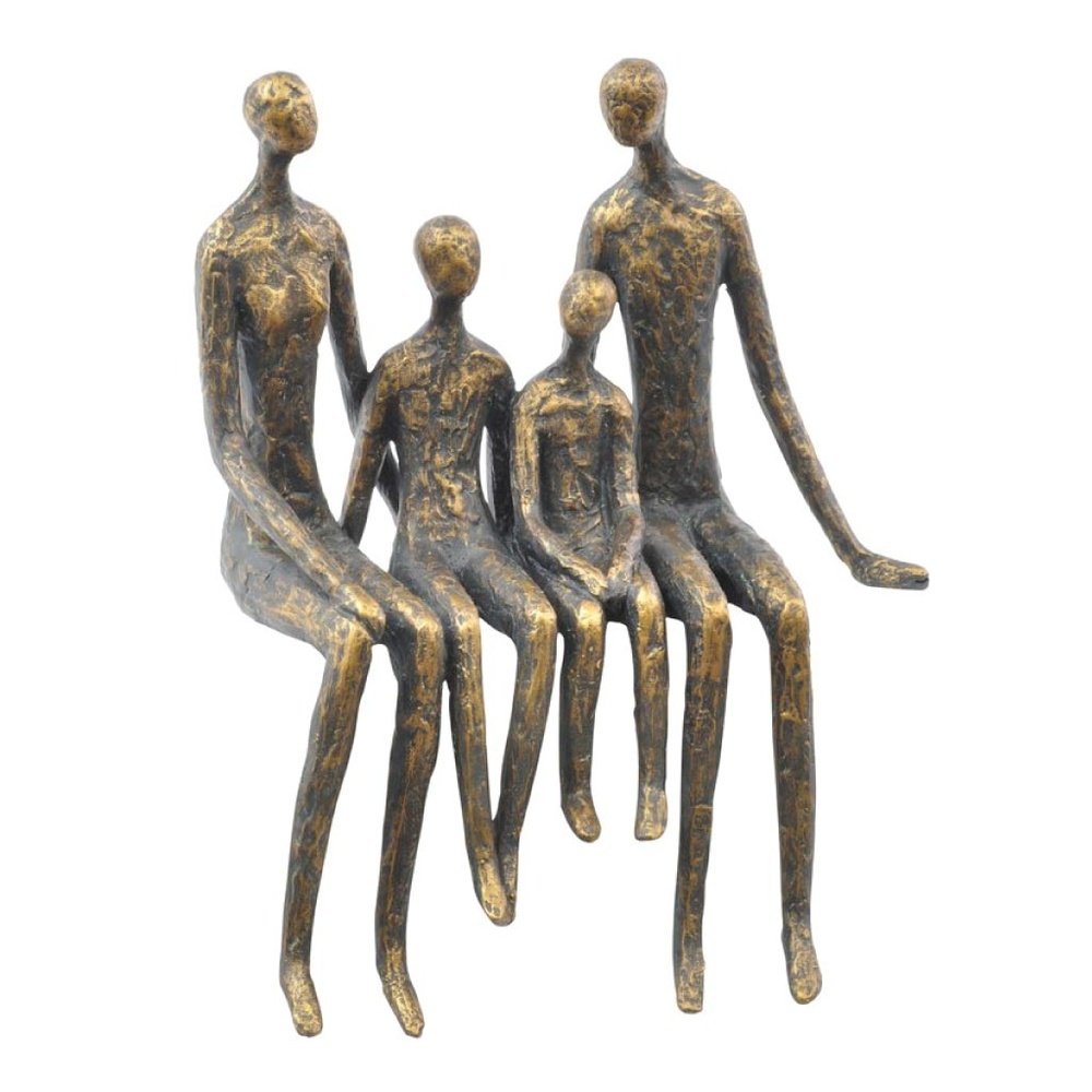 Libra Sitting Family Of Four Shelf Sculpture-Libra-Olivia's