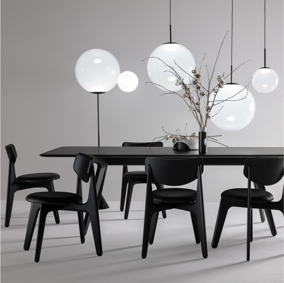 Tom Dixon Slab Chair Black Upholstered