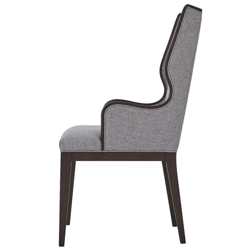 Della Armchair - Matrix Pewter Theodore Alexander 3