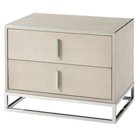 TA Studio Blain Bedside Table Overcast Shagreen