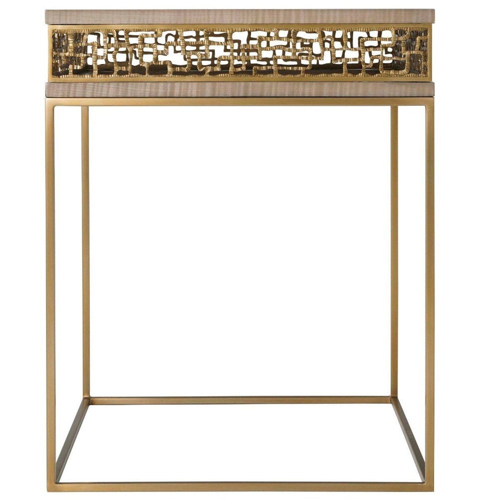 Frenzy Side Table - Sycamore Theodore Alexander 3