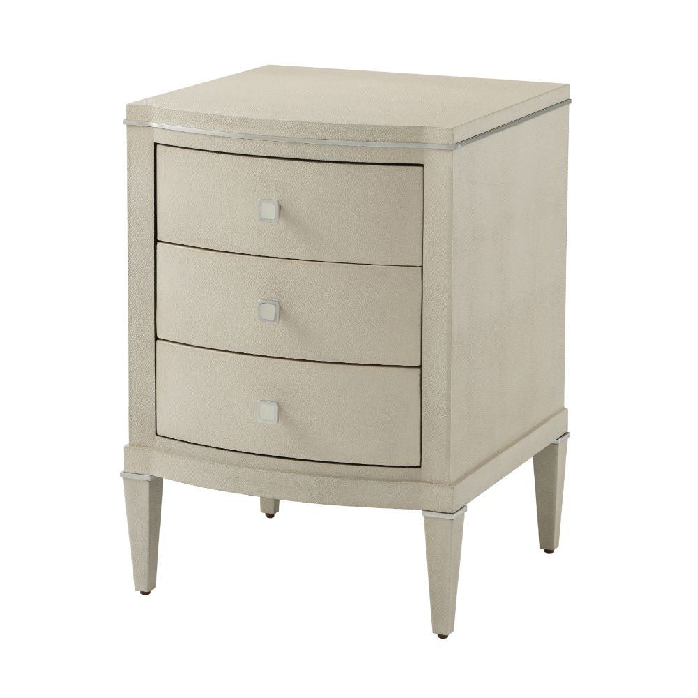 TA Studio Bedside Table Overcast Shagreen