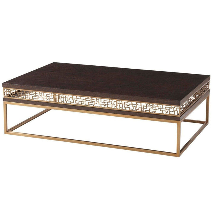 Frenzy Rectangular Coffee Table - Eucalyptus Theodore Alexander 2