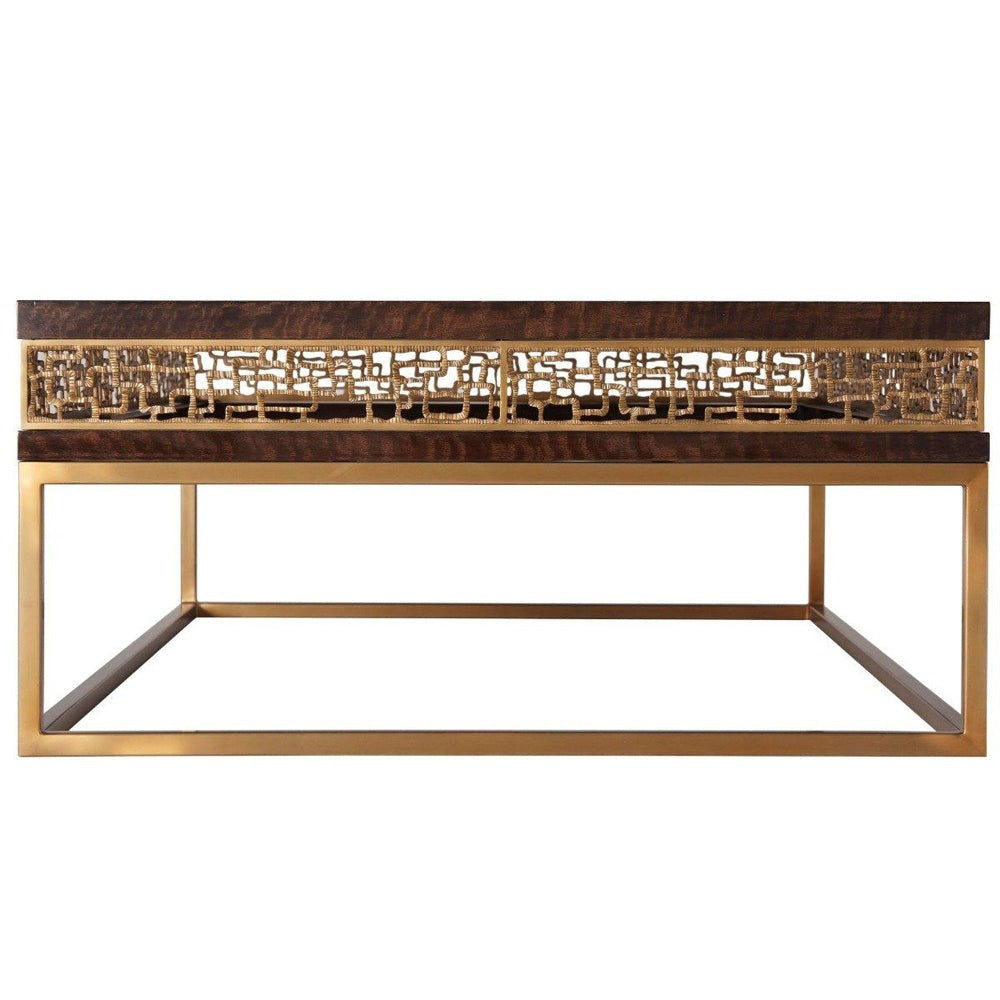 Frenzy Rectangular Coffee Table - Eucalyptus Theodore Alexander 3