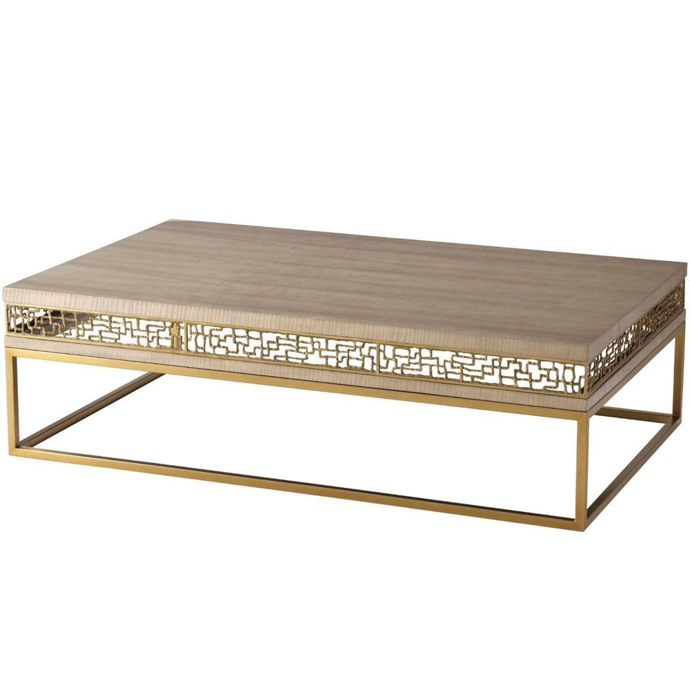 Frenzy Rectangular Coffee Table - Sycamore Theodore Alexander 2