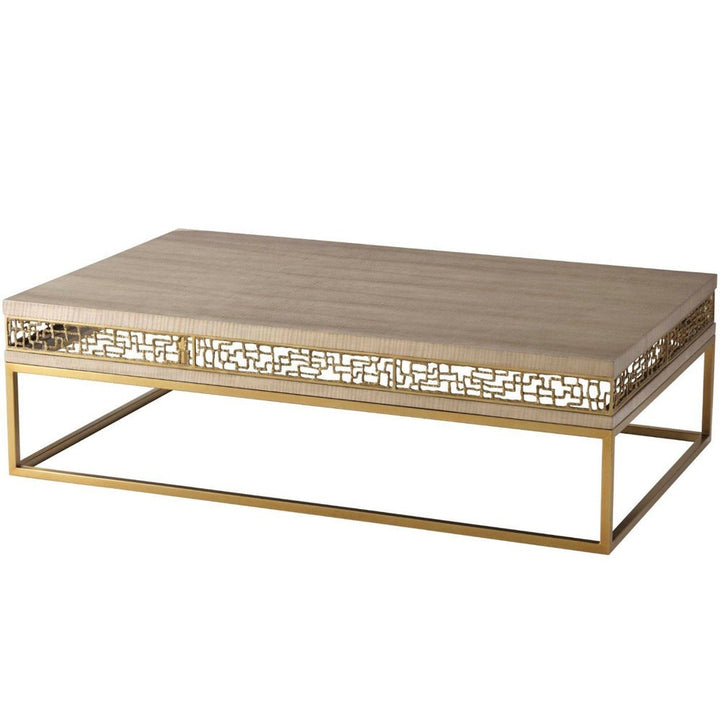 Frenzy Rectangular Coffee Table - Sycamore Theodore Alexander 2