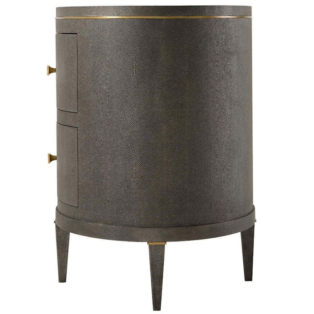 TA Studio Eli Bedside Table Tempest and Brushed Brass