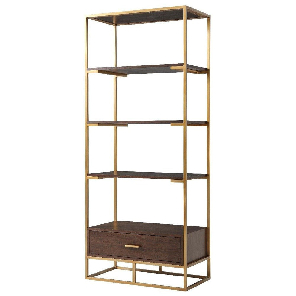 TA Studio Fisher Shelving Brass