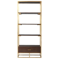 TA Studio Fisher Shelving Brass