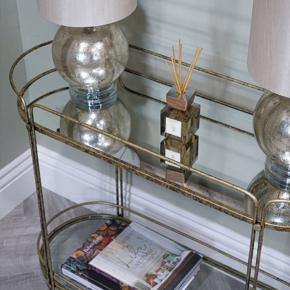  MindyBrown-Mindy Brownes Rhianna Console Table-Gold 781 