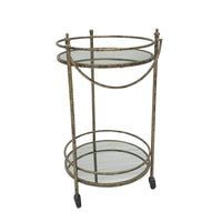 Mindy Brownes Cleo Bar Trolley in Antique Gold