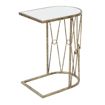 Mindy Brownes Wendover Side Table in Antique Gold