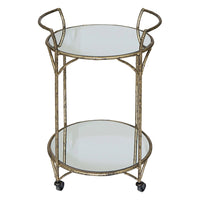 Mindy Brownes Danrich Drinks Trolley in Antique Gold