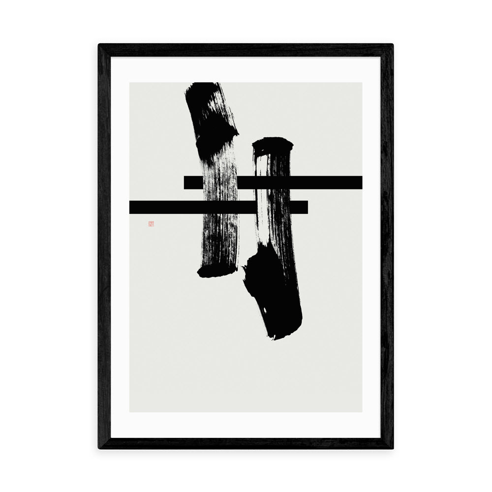 Torii by Thoth Adan - A3 Black Framed Art Print
