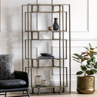 Gallery Interiors Thornton Open Display Unit in Bronze