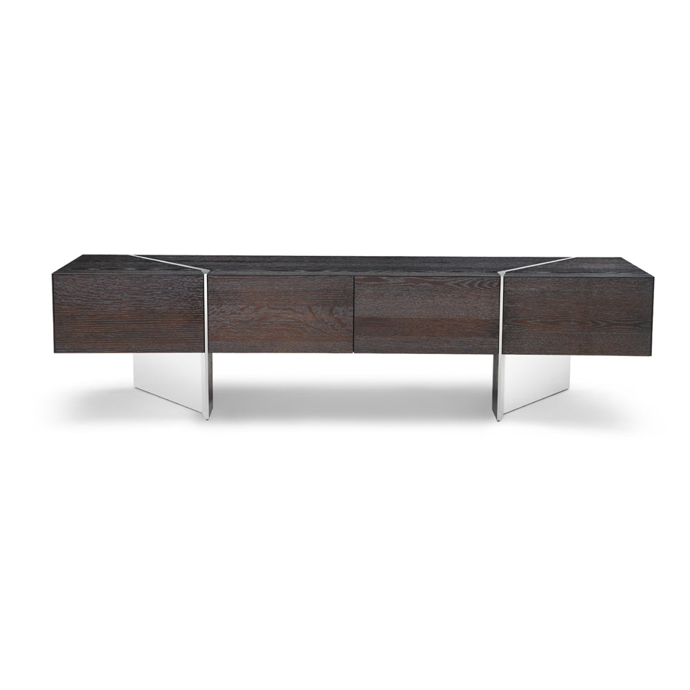 Liang & Eimil Nautilus Tv Stand Dark Fumed Finish