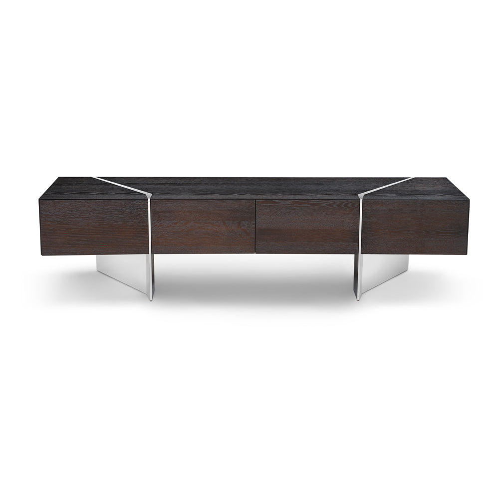 Liang & Eimil Nautilus Tv Stand Dark Fumed Finish