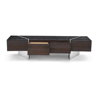 Liang & Eimil Nautilus Tv Stand Dark Fumed Finish