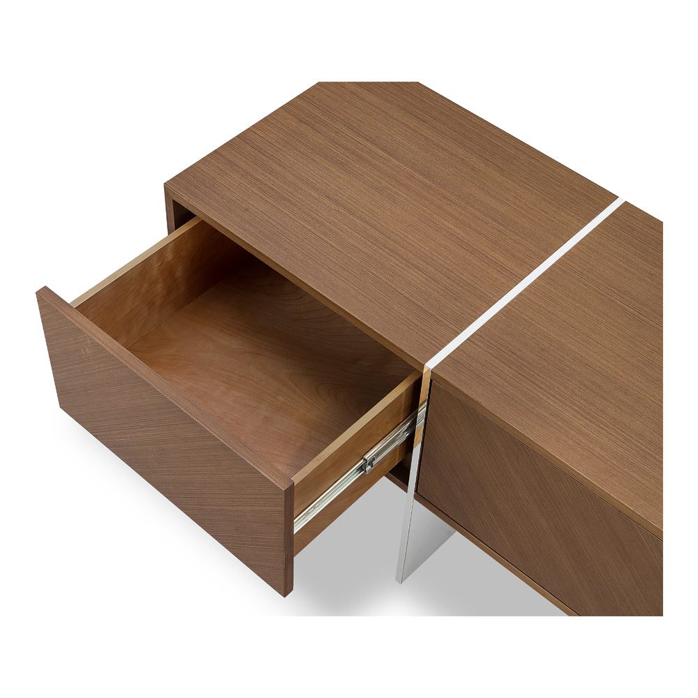 Liang & Eimil Nautilus Tv Stand Coffee Teak