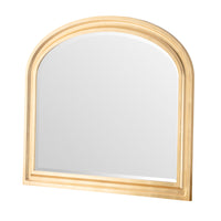 Olivia's Boho Overmantle Mirror in Gold - 83x105cm