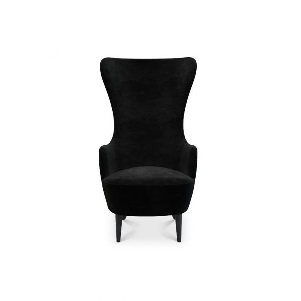 Tom Dixon Wingback Lounge Chair in Black