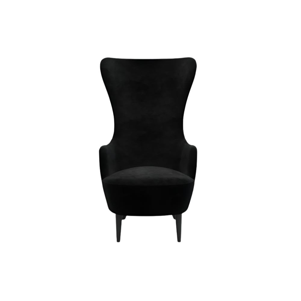 Wingback Lounge Chair - Black Tom Dixon 1