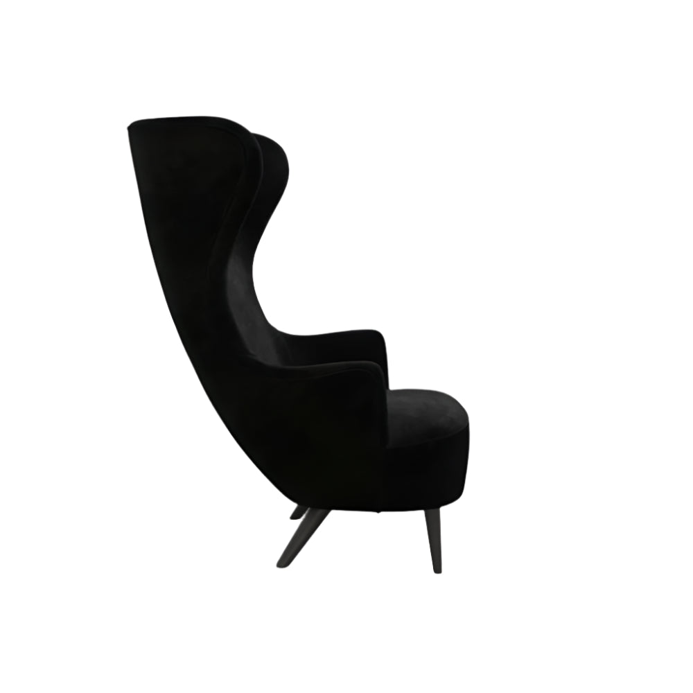 Wingback Lounge Chair - Black Tom Dixon 2
