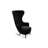 Tom Dixon Wingback Lounge Chair in Black