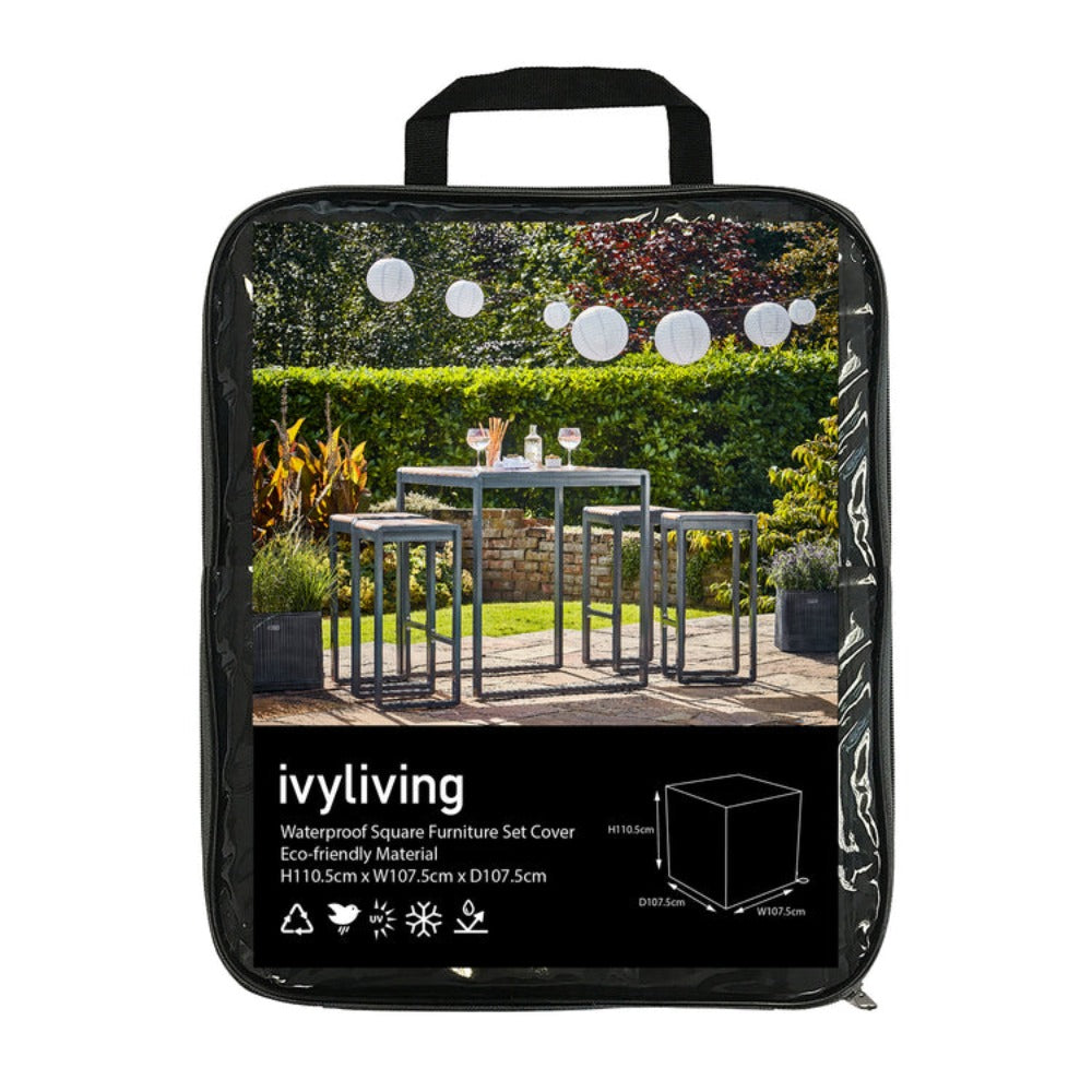 Ivyline Waterproof Square Furniture Set Cover in Eco-friendly Material
