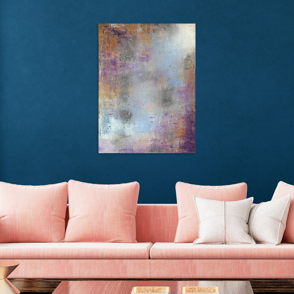 Soozy Barker Waterlily Silver Canvas The Art Group 2