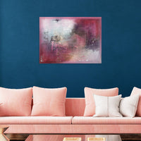 The Art Group Soozy Barker Plum Fusion Canvas