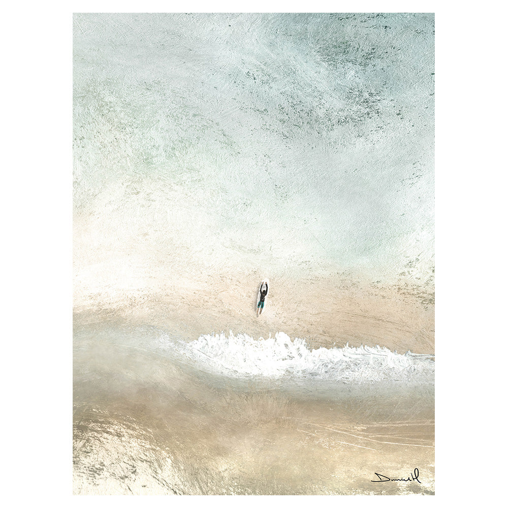 The Art Group Dan Hobday Lone Surfer Canvas Print