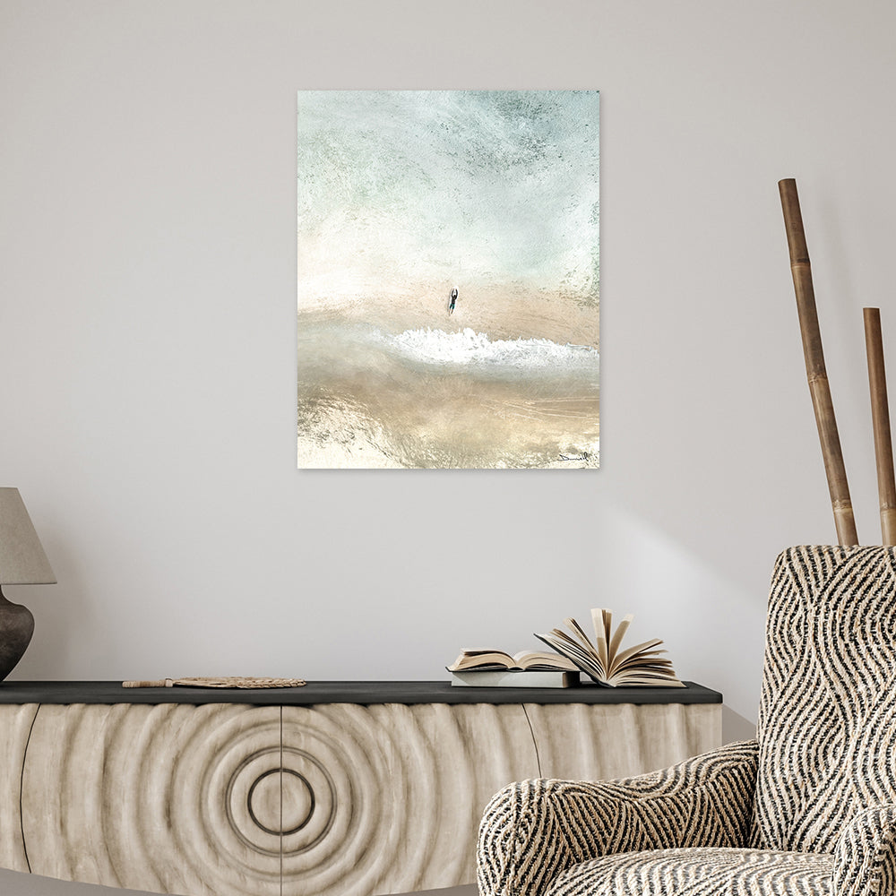 The Art Group Dan Hobday Lone Surfer Canvas Print