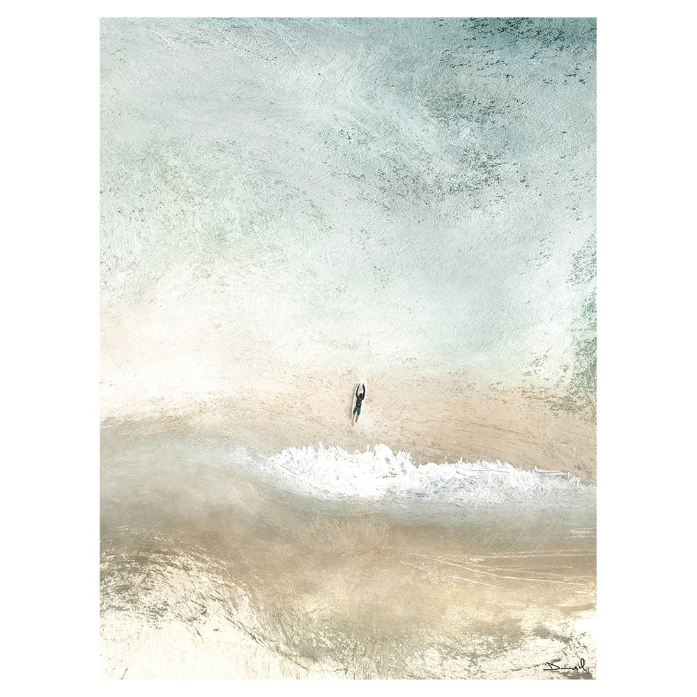 The Art Group Dan Hobday Lone Surfer Canvas Print