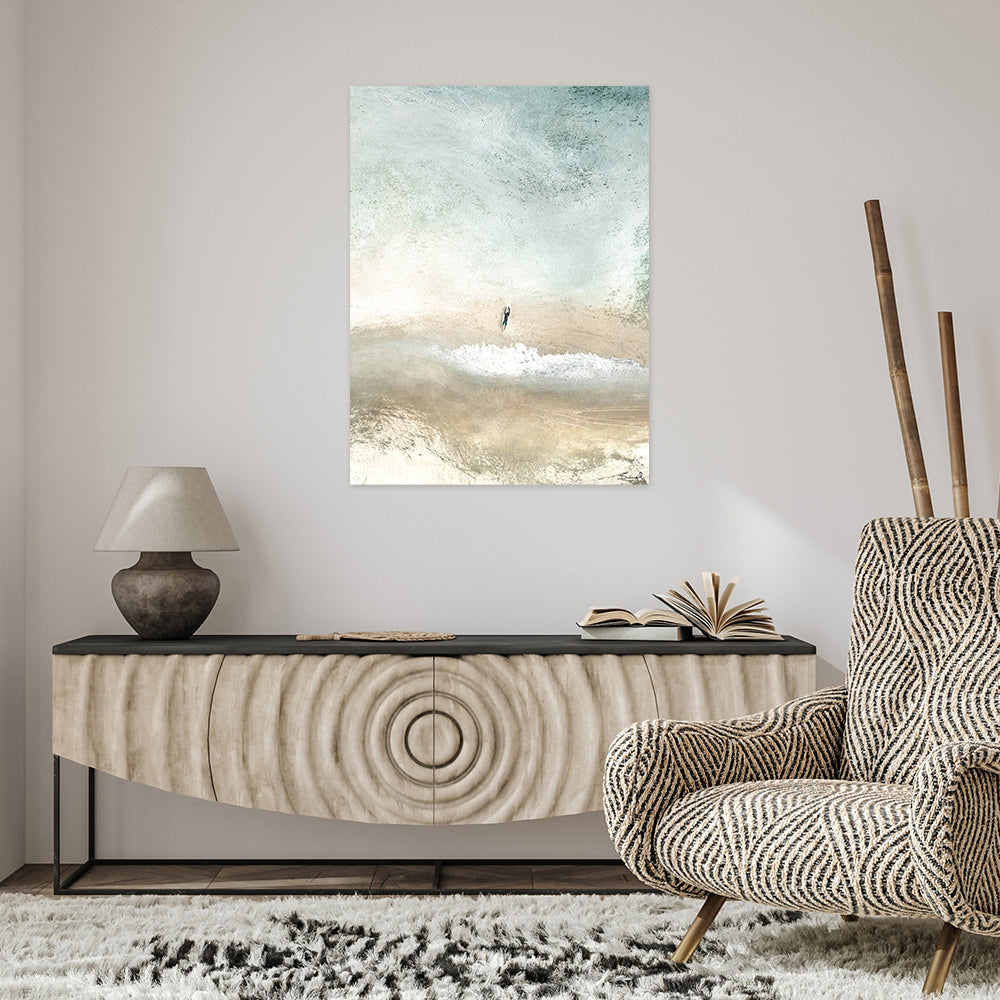 The Art Group Dan Hobday Lone Surfer Canvas Print