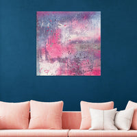 The Art Group Soozy Barker Neon Pink Canvas